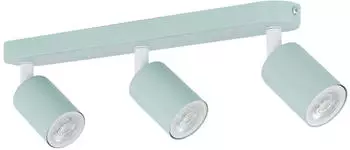 TK Lighting Livia Deckenleuchte 3-flammig Metall Mintgrün GU10 (10236)