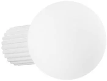 Sollux Halo Wandleuchte Aluminium/Glas Wei&szlig; IP44 (SL.1707)