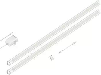 ledscom.de SIRIS LED Unterbauleuchte Eckmontage 90cm 1044lm Weiß (SET-3506-W)