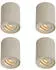 QAZQA Rondoo Up 4er-Set Aufbaustrahler Beige GU10 (111254)