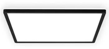 B.K.Licht LED Panel Flach 42x42cm 22W 4000K IP44, Schwarz (BKL1650)