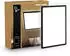 B.K.Licht LED Panel Flach 42x42cm 22W 4000K IP44, Schwarz (BKL1650)