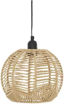 Atmosphera Caren Seilkugel-Hängeleuchte D24cm Beige