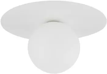 TK Lighting Pixie Deckenleuchte Ø25cm Glas Kugelschirm weiß G9 (10227)