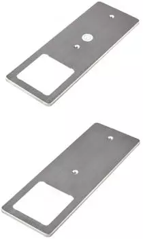 Kalb LED Unterbauleuchte Edelstahl geb&uuml;rstet 5W Touch-Dimmfunktion neutralwei&szlig; 2er Set (KA220041_S2)