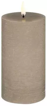 Piffany Copenhagen Stumpenkerze LED Rustic Sandstone 7,8x15cm