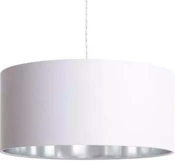 LEDKIA LIGHTING Reflect Pendelleuchte Textil E27 Weiß