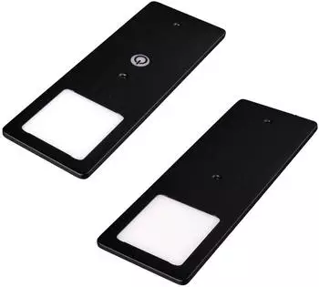 Kalb LED Unterbauleuchte 5W Schwarz Touch-Dimmfunktion Warmwei&szlig; 2er Set (KA220016_S2)