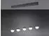 Trio Senta LED-Hängelampe 5-flammig Anthrazit 114cm 3000K (R33555142)