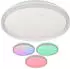 Trio Solit LED-Deckenleuchte Kunststoff Weiß matt 14W 1800lm RGB (R63581131)