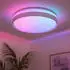 Trio Solit LED-Deckenleuchte Kunststoff Weiß matt 14W 1800lm RGB (R63581131)