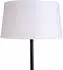 QAZQA Simplo Stehlampe Leinenschirm weiß 45cm (98579)