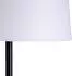 QAZQA Simplo Stehlampe Leinenschirm weiß 45cm (98579)
