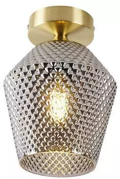 QAZQA Karce LED Deckenleuchte Art D&eacute;co dimmbar Messing (107392)