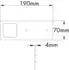 Kalb LED Unterbauleuchte Silber 5W Touch-Dimmfunktion Warmweiß (KA220012_S1)