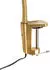QAZQA Lionard Klemm-Schreibtischleuchte LED dimmbar Messing (105653)