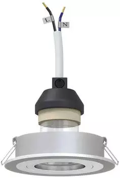 vidaXL Einbau-Spotlights Rund GU10 Silber &Oslash;91mm 24er-Set