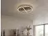 Luce Design Azimuth LED Decken- & Wandleuchte Holzoptik, Ø 50cm, schwarz (I-AZIMUTH-PL50)