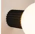 Sollux Halo Wandleuchte Aluminium/Glas Schwarz IP44 G9 (SL.1712)