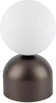 TK Lighting Miki Tischleuchte Kinder Metall/Glas weiß-braun G9 (16043)