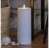 Star Trading Flamme Rak LED-Kerze 27,5cm Kunststoff weiß, Timer & Sensor, Batterie (061-25)