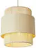 QAZQA Kora Pendelleuchte Beige mit Seil, 3-flammig, E27 (110377)