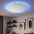 ETC Shop Deckenleuchte Glas gelb RGB LED dimmbar mit Fernbedienung 2x4,8W