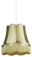 Qazqa Retro Pendelleuchte, Pendellampe - Granny - Gr&uuml;n, Rund, 45cm, Ideal als...