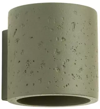 Sollux Orbis Wandleuchte Beton Olivgr&uuml;n 1xG9 8W (SL.1839)