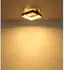 Globo Syrakus LED-Deckenleuchte Metall kaffeefarben opal 26cm (Syrakus)