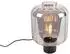 QAZQA Qara Design Tischlampe Schwarz mit Rauchglas (102203)