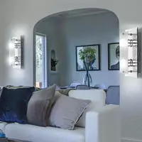 Etc-shop - Wandlampen Wohnzimmer Wandleuchte Wandlampe Glas Satiniert Spiegelleuchte,
