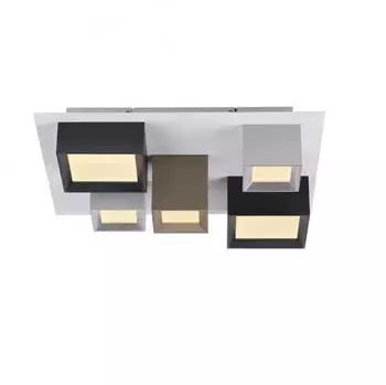 Pure PURE Manhattan LED-Deckenleuchte 5-flammig, multicolor, CCT (6934-70)