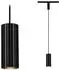 Paulmann URAIL Pendel Lirena Ø 6cm schwarz matt (93146)