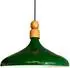 Bamyum Champion Pendelleuchte Holzperlen, Ø35cm, E27, grün