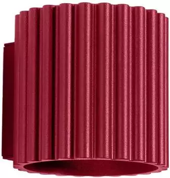 Sollux Aura Wandleuchte burgunderrot Aluminium G9 (SL.1821)