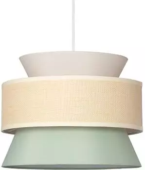 LEDKIA LIGHTING Chulu Hängeleuchte Textil, grün, E27, IP20 (73665_149966)