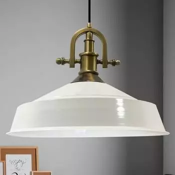 Bamyum Asletl Marine Pendelleuchte Metall &Oslash;41cm, wei&szlig;, E27 (BMM2013BBGE02)