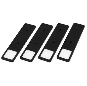 Kalb Solid2 LED Unterbauleuchte 4er-Set schwarz, warmweiß, 3W (Solid2)
