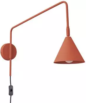 Sollux NOX Wandleuchte roter Ocker, Stahl, 1xE14 10W (SL.1701)