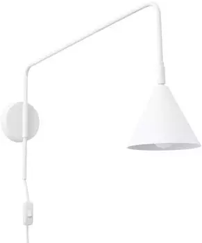 Sollux Nox Wandleuchte Stahl wei&szlig; 1xE14 (SL.1696)