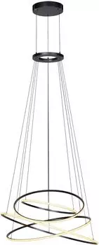 Paul Neuhaus PURE E-Flying Rings LED-Pendelleuchte &Oslash;110cm, CCT, mystikgrau (2566-15)
