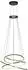 Paul Neuhaus PURE E-Flying Rings LED-Pendelleuchte Ø110cm, CCT, mystikgrau (2566-15)
