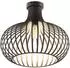 Globo LED-Deckenleuchte Metallgeflecht rostfarben Ø40cm