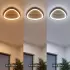 Licht-Erlebnisse REISTEIN Deckenleuchte LED, Holz/Aluminium, dimmbar, 3000–6500K, 4600lm (REISTEIN)