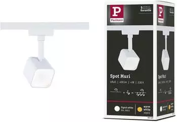 Paulmann URail Schienenspot Muri 4W 240lm 3000K signalwei&szlig; (56964505-0)