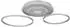 Globo MILES LED-Deckenleuchte dimmbar, Farbwechsel, 57cm, silber (MILES)