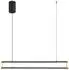 Globo LED-Hängeleuchte Metall schwarz/gold, 30W warmweiß