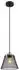 Globo LED-Pendelleuchte Gitteroptik schwarz-matt, gold, H 120cm