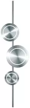 Licht-Erlebnisse BRAUBIRN LED-Wandleuchte Aluminium nickel, dimmbar, 120cm, 1008lm, 3000K (BRAUBIRN)